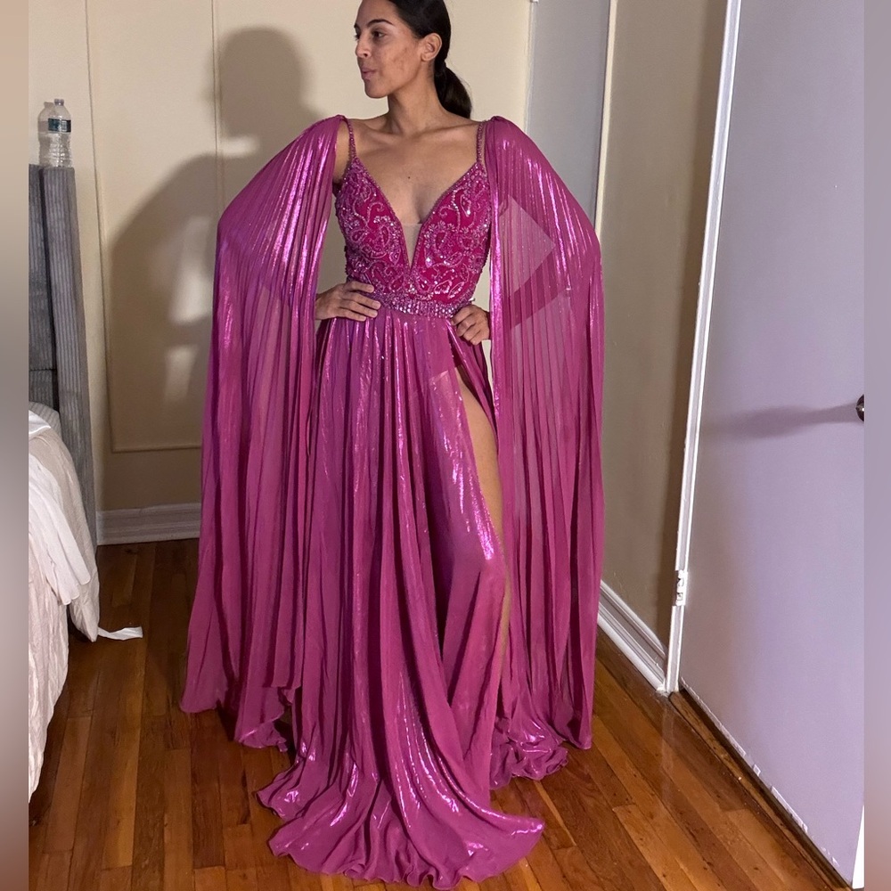 Jovani hot pink dress
